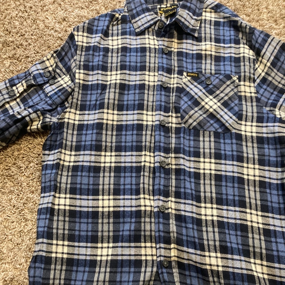 Stanley Plaid Men’s Button Down Shirt